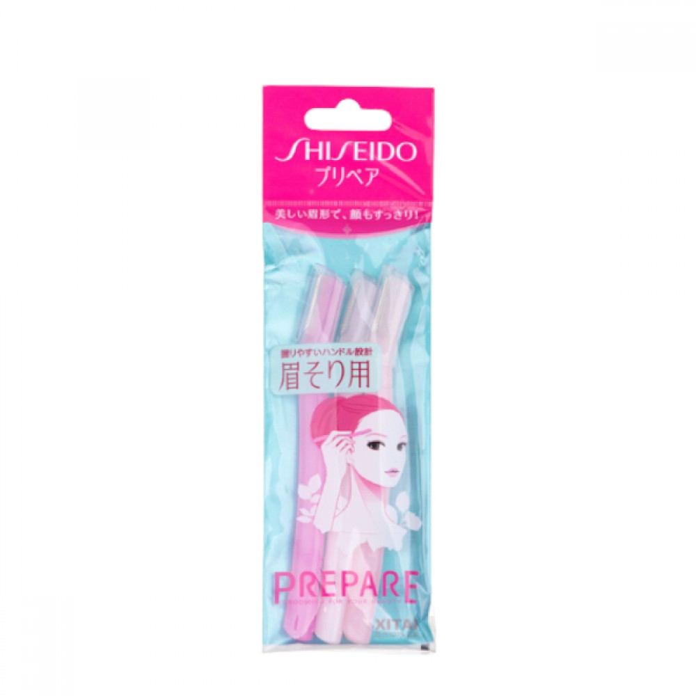Shiseido - Prepare Eyebrow Razor - 3pcs