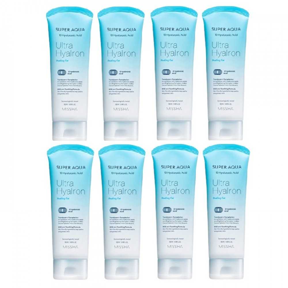 MISSHA Super Aqua Ultra Hyalron Peeling Gel - 100ml (8ea) Set