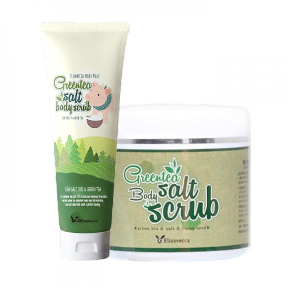 Elizavecca - Milky Piggy Greentea Salt Body Scrub