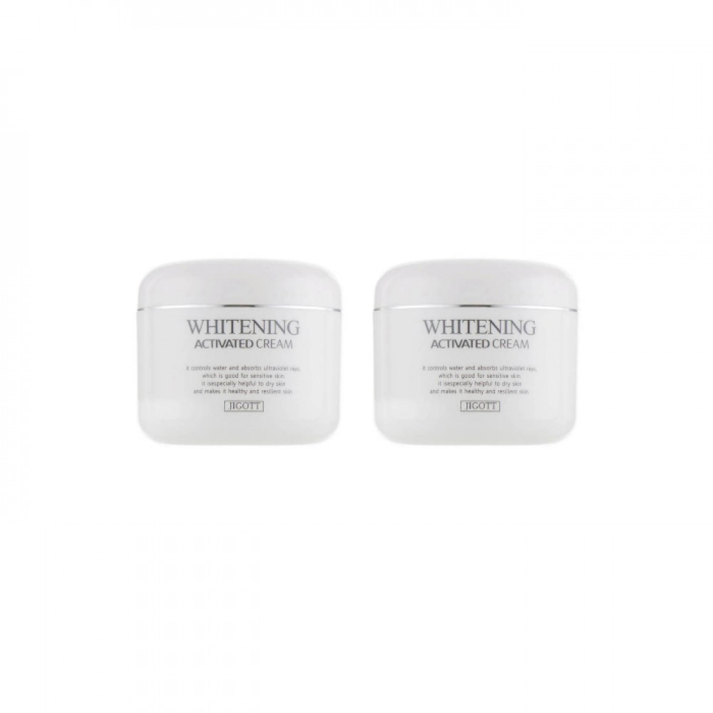 Jigott - Whitening Activated Cream/100g (2ea) Set