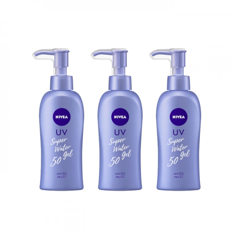 NIVEA Japan UV Super Water Gel SPF50 PA+++ - 140g (3ea) Set