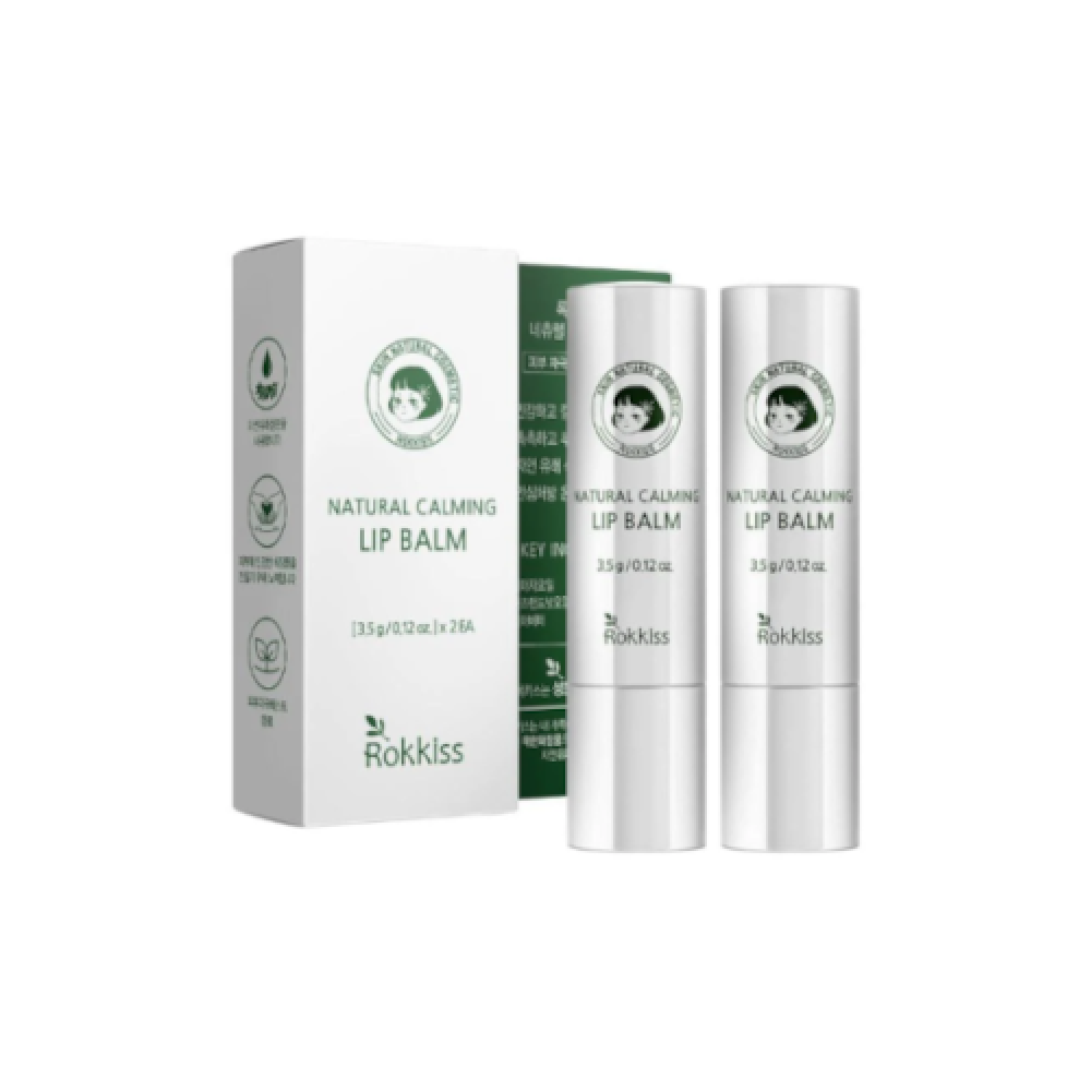 Rokkiss - Natural Calming Lip Balm Set - 2pcs