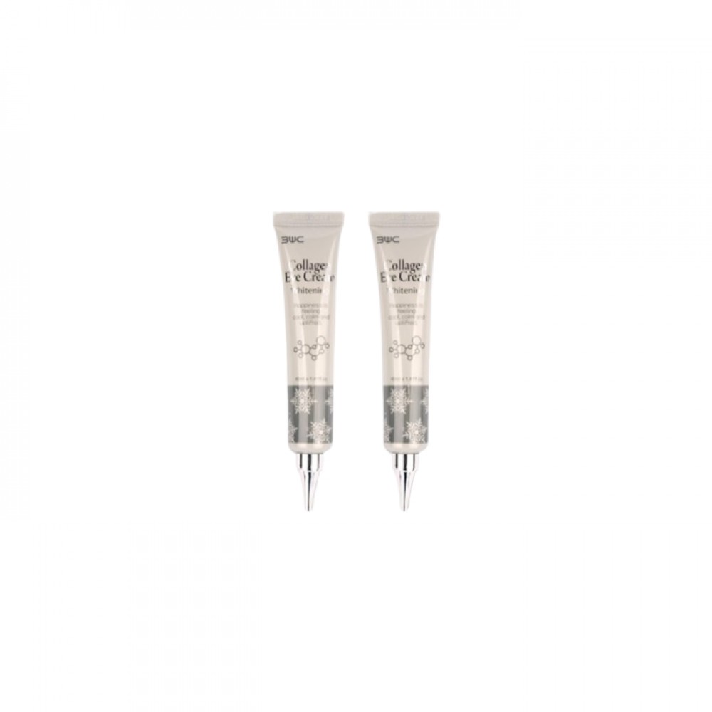 3W Clinic - Collagen Eye Cream Whitening - 40ml (Tube Type) - 40ml (2ea) Set