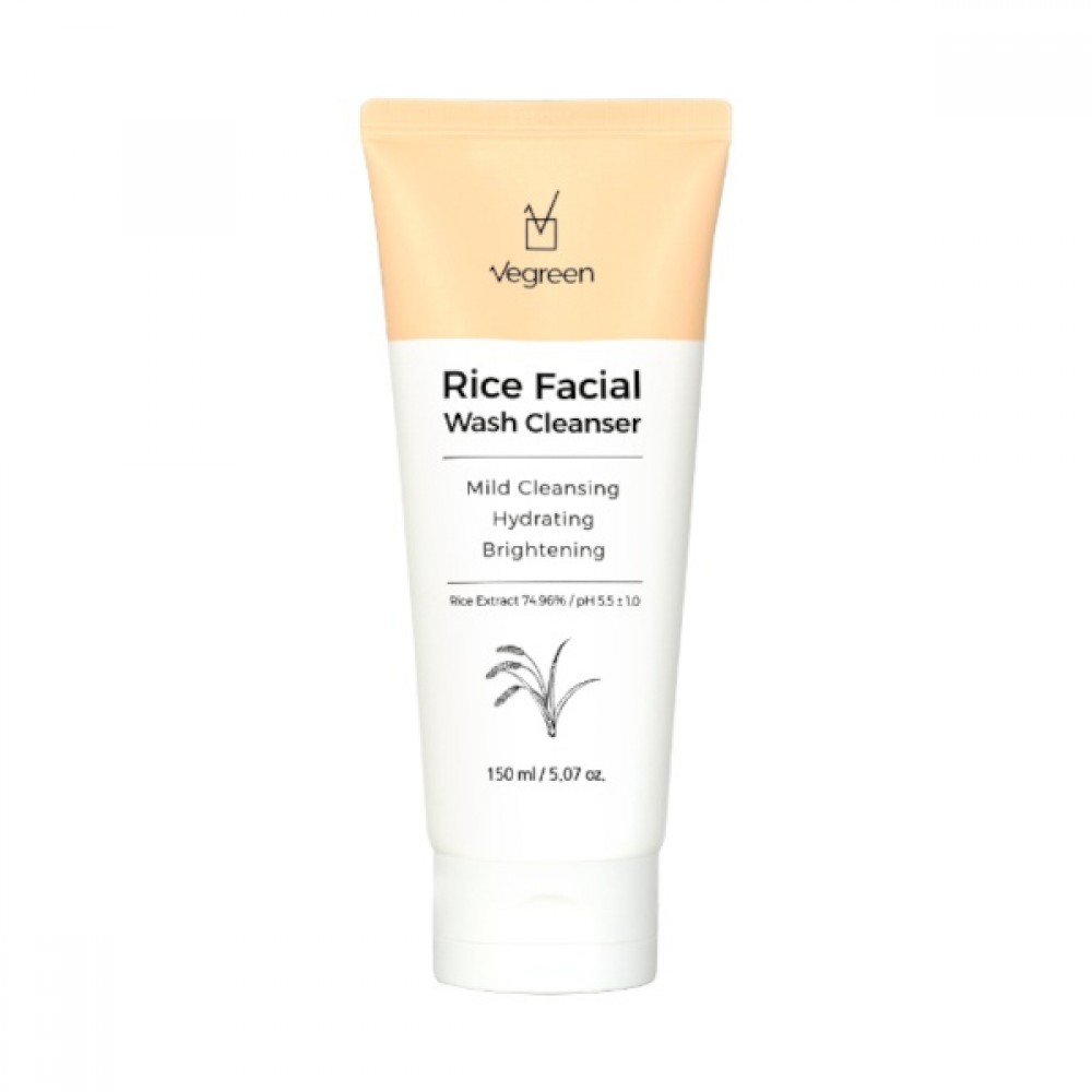 VEGREEN - Rice Facial Wash Cleanser - 150ml