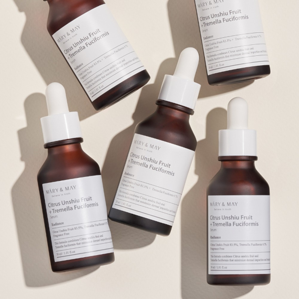 Mary&May - Citrus Unshiu+Tremella Fuciformis Serum - 30ml