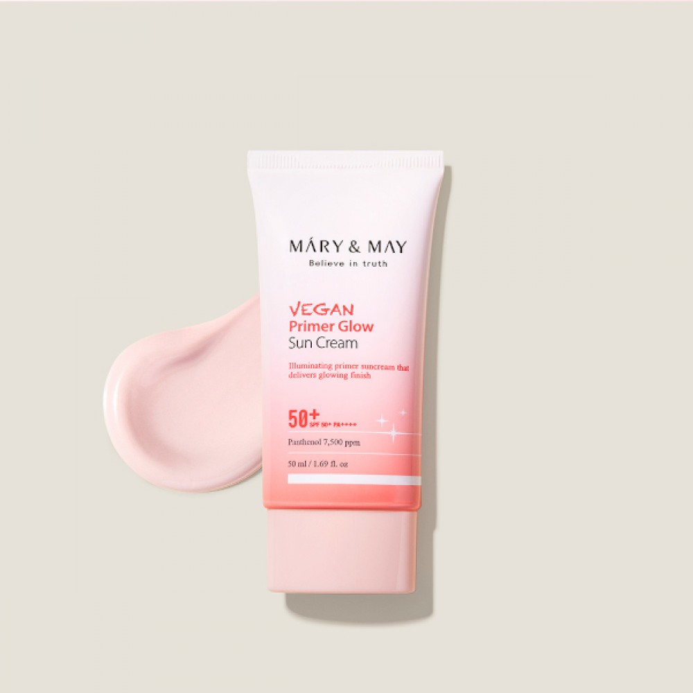 Mary&May - Vegan Primer Glow Sun Cream SPF50+ PA++++ - 50ml