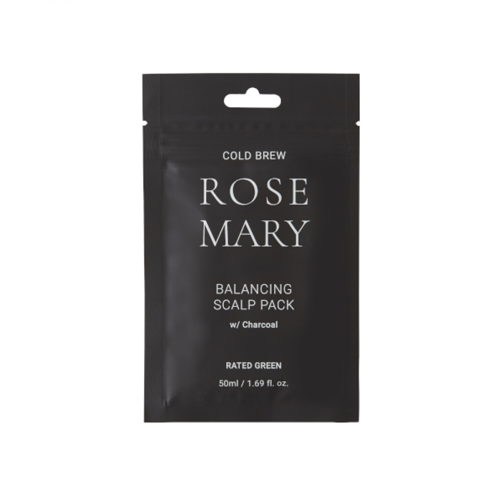 Rated Green - Rosemary Balancing Scalp Pack W. Charcoal - 50ml
