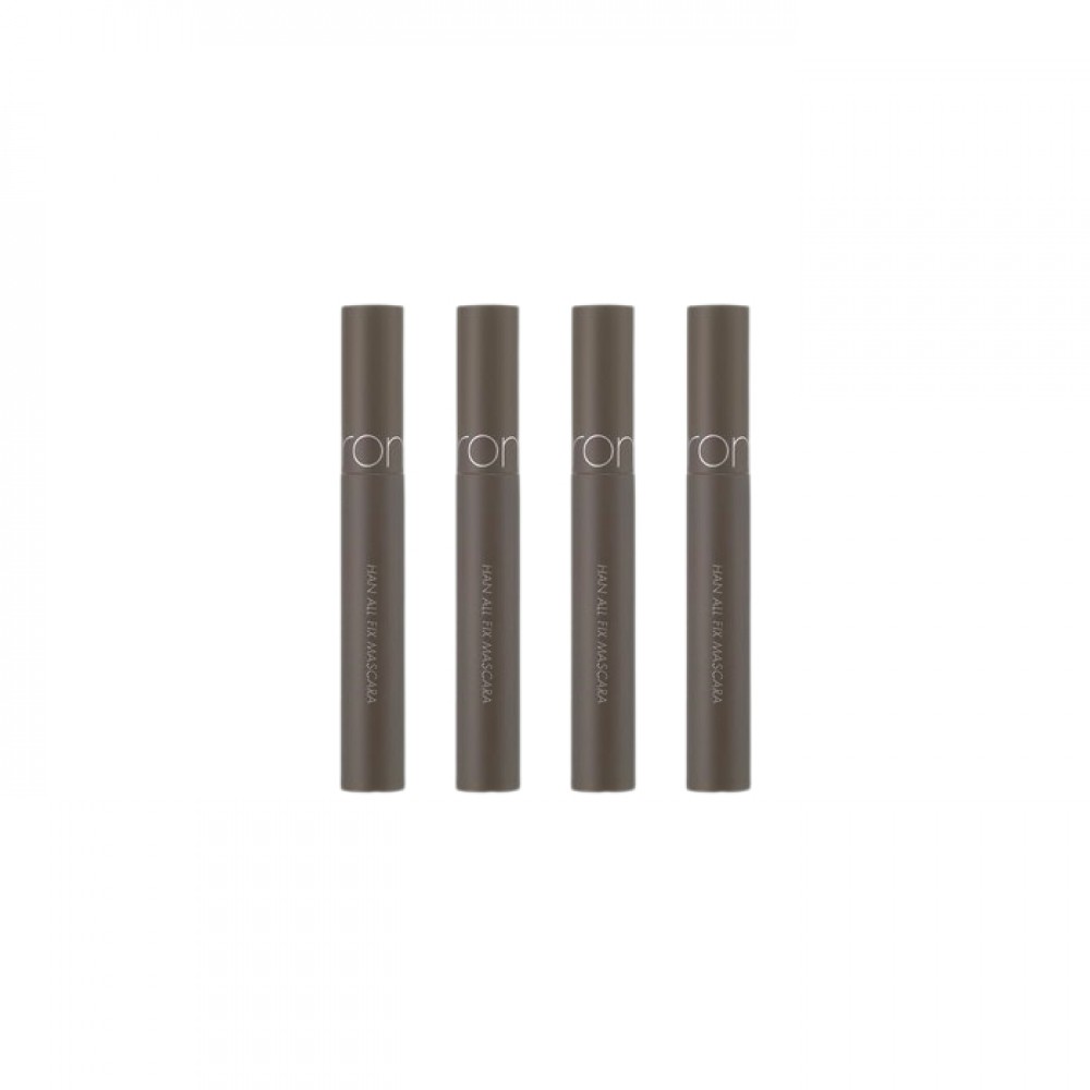 Romand - Han All Fix Mascara - 7g - L02 Long Ash (4ea) Set