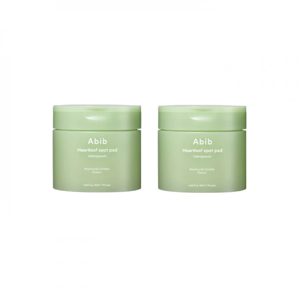 Abib Heartleaf Spot Pad Calming Touch - 150ml / 80pads (2ea) Set