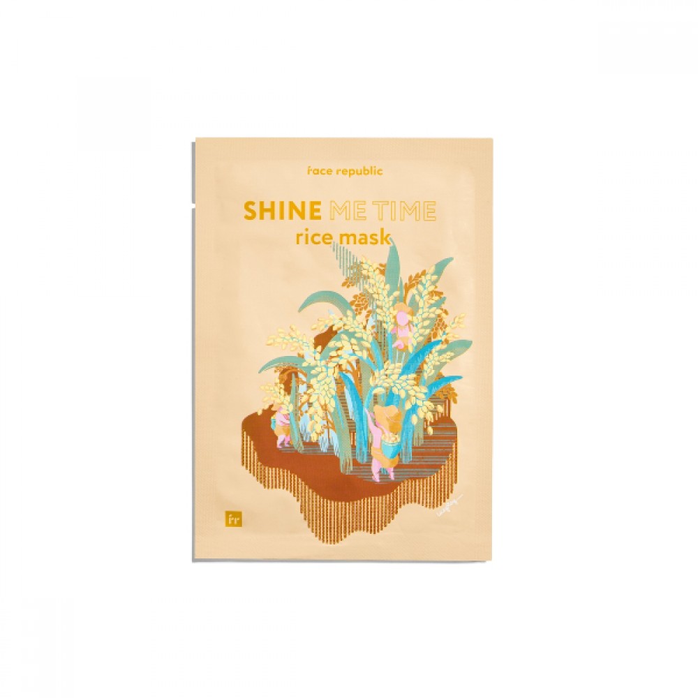 face republic - Shine Me Time Rice Mask - 23ml