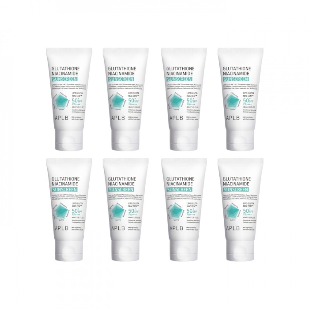 APLB - Glutathione Niacinamide Sunscreen SFP50+ PA++++ - 40ml (8ea) Set