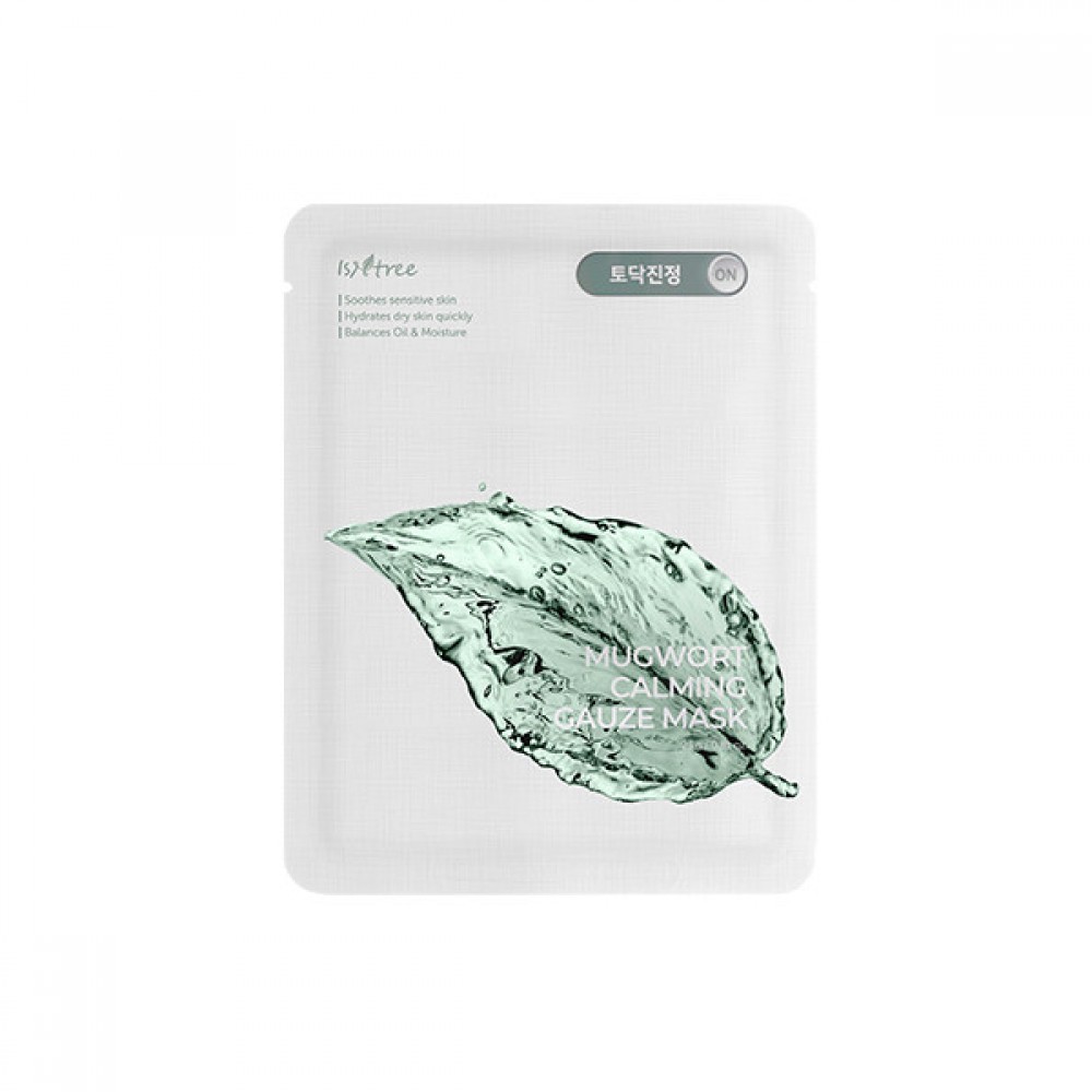 Isntree - Mugwort Calming Gauze Mask - 23g*10pcs