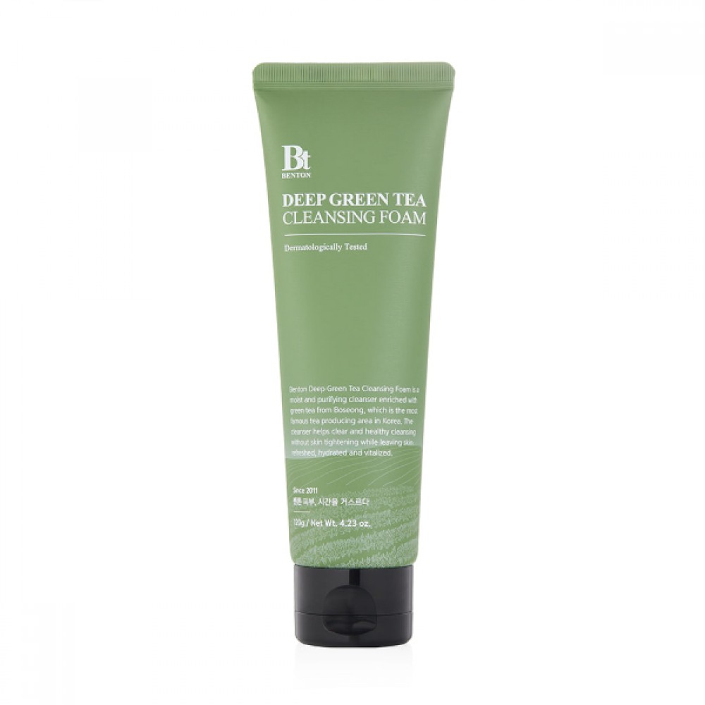 Benton - Deep Green Tea Cleansing Foam - 120g