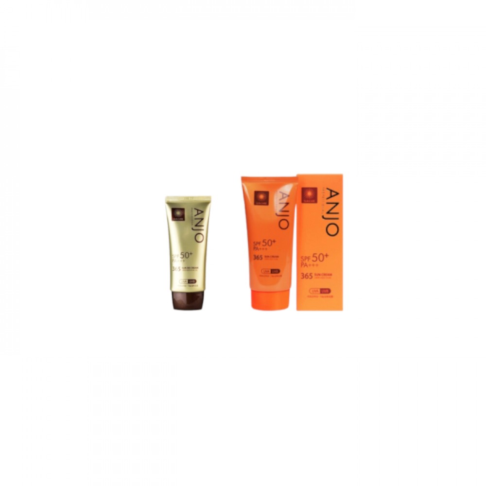 ANJO - 365 Sun Cream SPF50+ PA+++ - 70g (1ea) + 365 Sun BB Cream SPF50+ PA+++ - 50g (1ea) Set