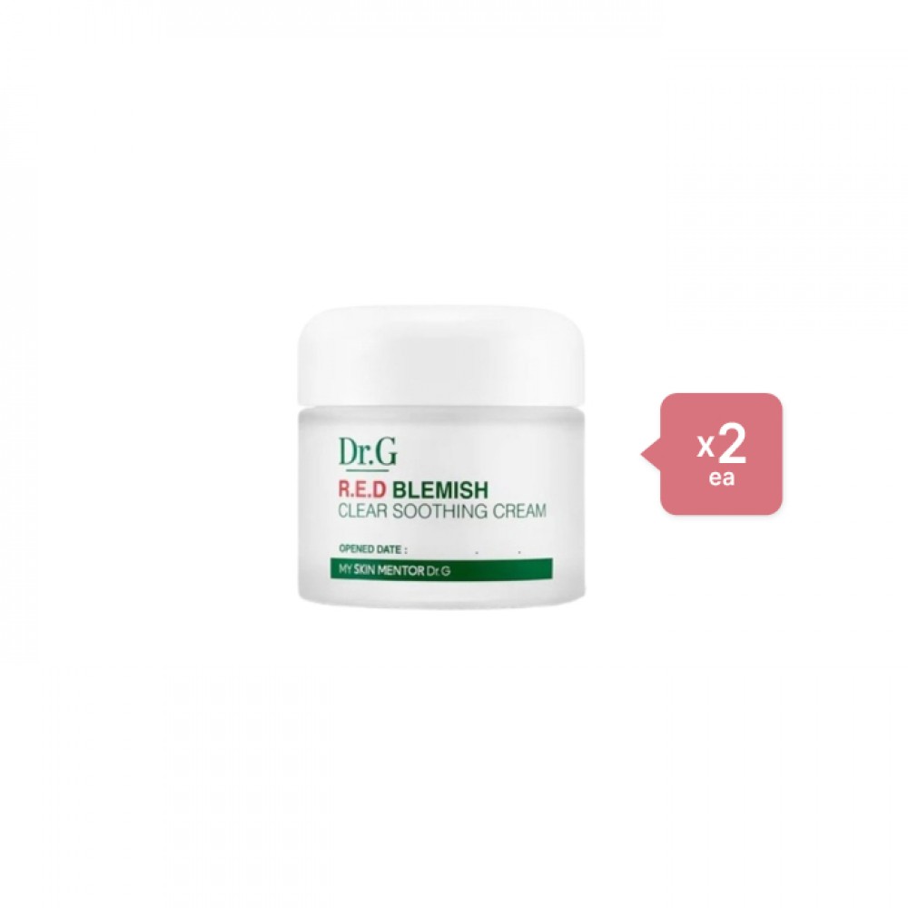 Dr.G R.E.D Blemish Clear Soothing Cream - 70ML - White (2ea) Set