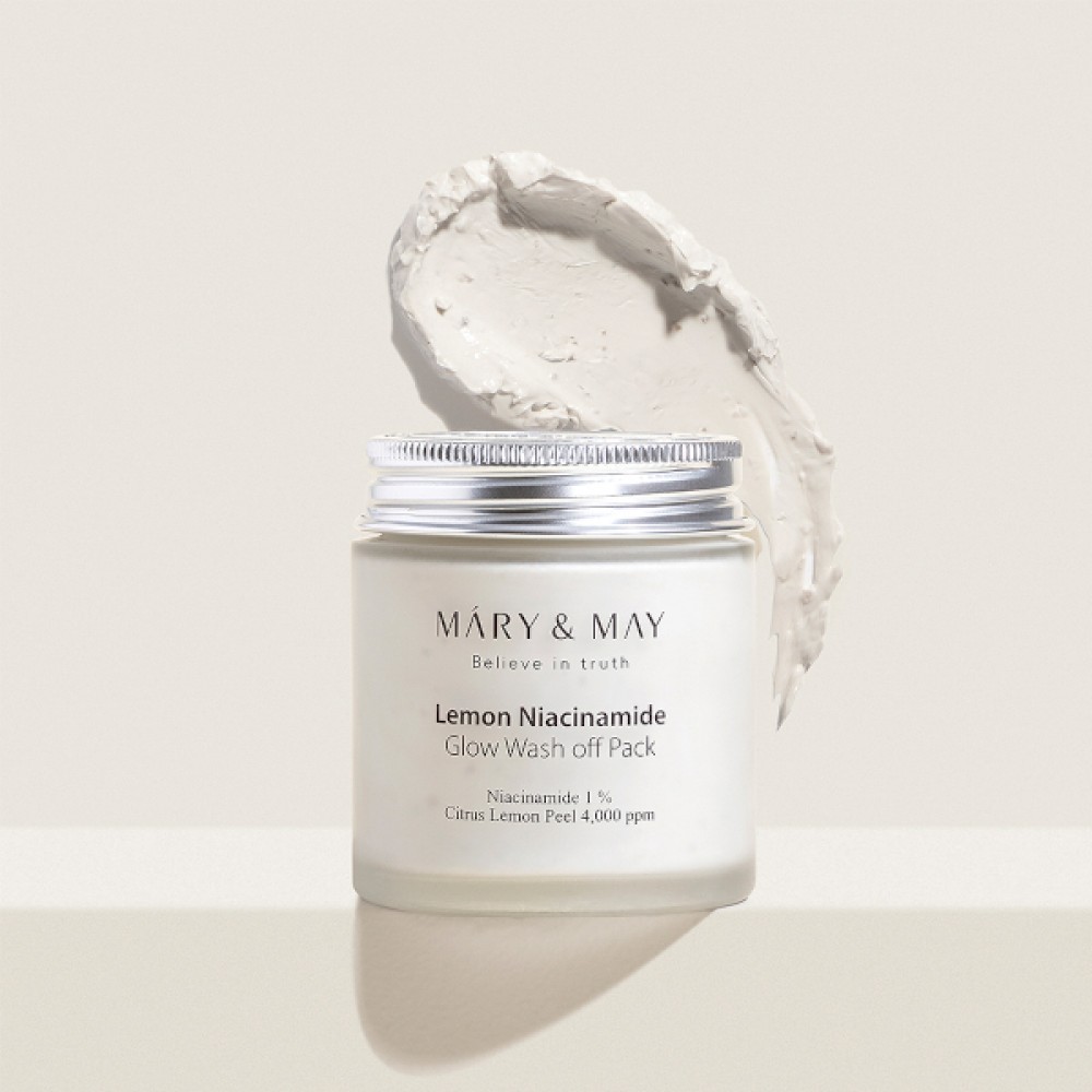 Mary&May - Lemon Niacinamide Glow Wash Off Pack - 125g