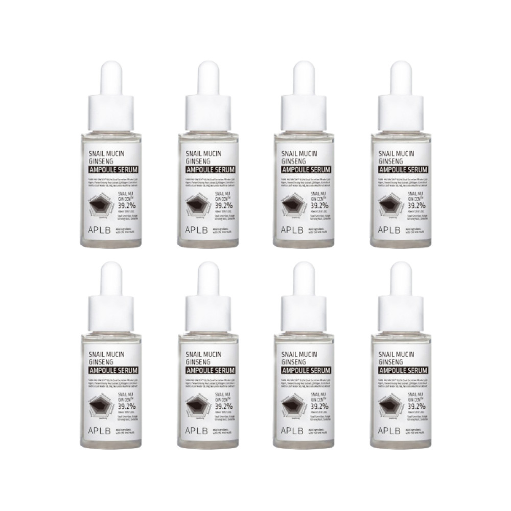 APLB - Snail Mucin Ginseng Ampoule Serum - 40ml (8ea) Set