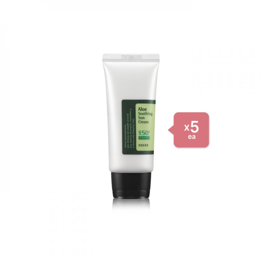 COSRX - Aloe Soothing Sun Cream SPF50+ PA+++ - 50ml (5ea) Set