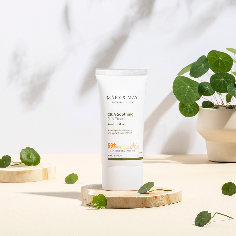 Mary&May - CICA Soothing Sun Cream SPF50+ PA++++ - 50ml