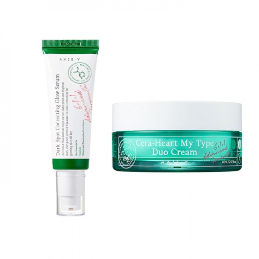 AXIS-Y Cera Heart My Type Duo Cream X Dark Spot Correcting Glow Serum