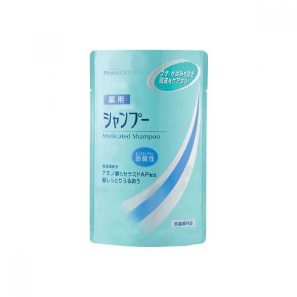 KUMANO COSME - Pharmaact Medicated Shampoo Weak Acidity Refill - 400ML