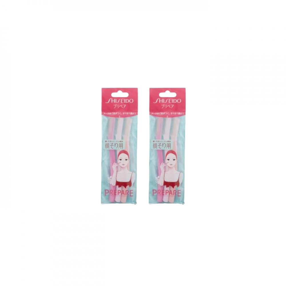 Shiseido - Prepare Face Shaving L - 3 pcs (2ea) Set