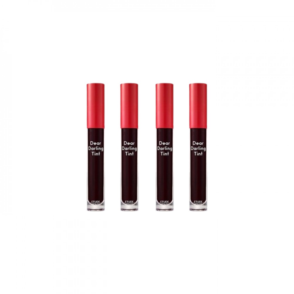 ETUDE - Dear Darling Water Gel Tint - RD302 Dracula Red/5g (4ea) Set