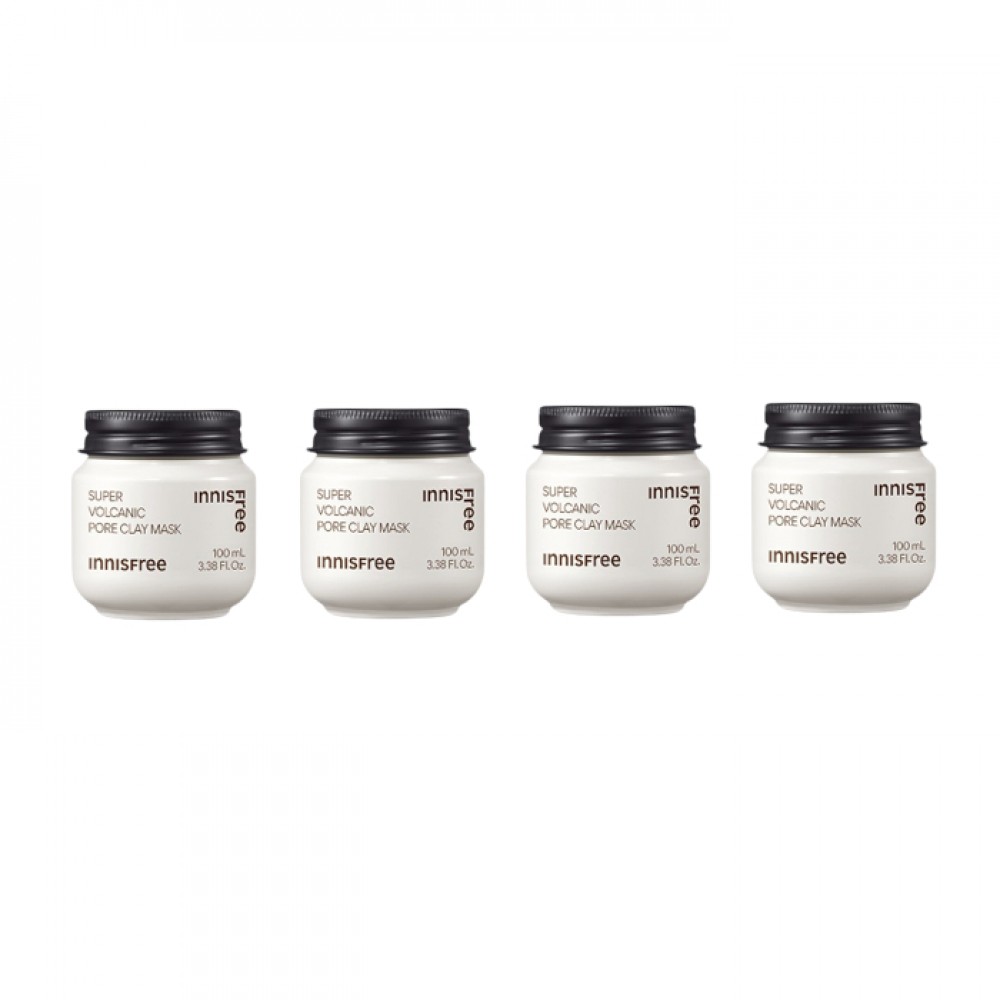 innisfree - Super Volcanic Pore Clay Mask - 100ml (4ea) Set