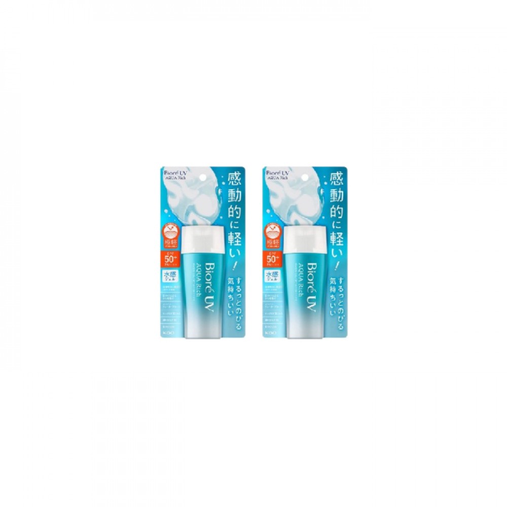 Kao - Biore UV Aqua Rich Water Gel SPF50+ PA++++ - 70ml (2ea) Set