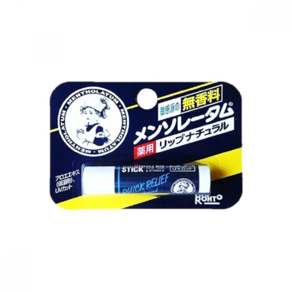Rohto Mentholatum - Medicated Lip Stick - No Fragrance - 4.5g