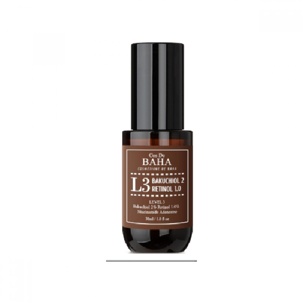 Cos De BAHA - Level 3 Bakuchiol 2 Retinol 1 Serum (L3) - 30ml