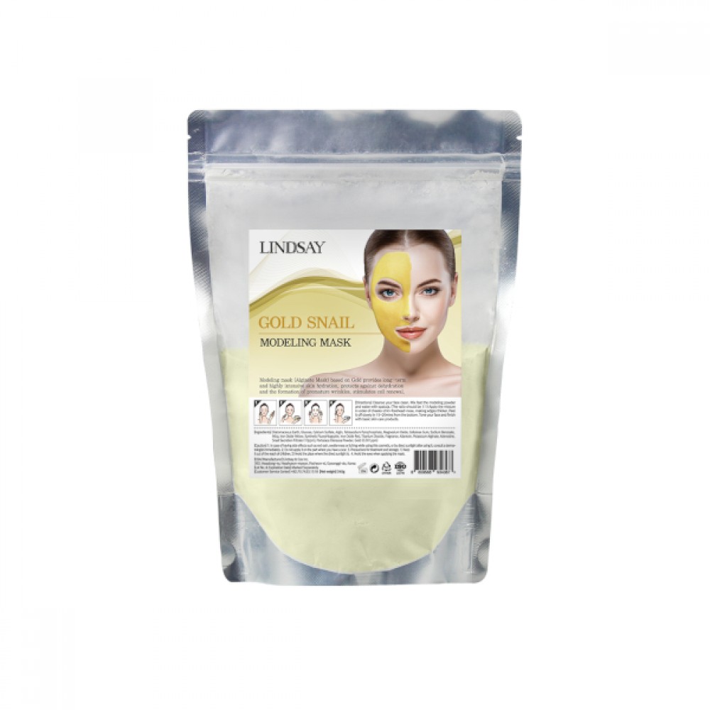 LINDSAY - Gold Snail Modeling Mask (Zipper) - 240g