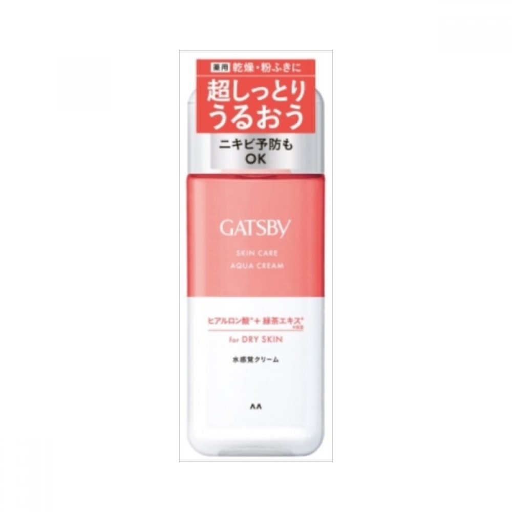 Mandom - Gatsby Skin Care Aqua Cream Medicated for Dry Skin - 200g