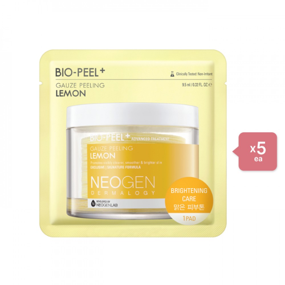 NEOGEN Dermalogy Bio-Peel Gauze Peeling Pad Lemon - 1pad (5ea) Set