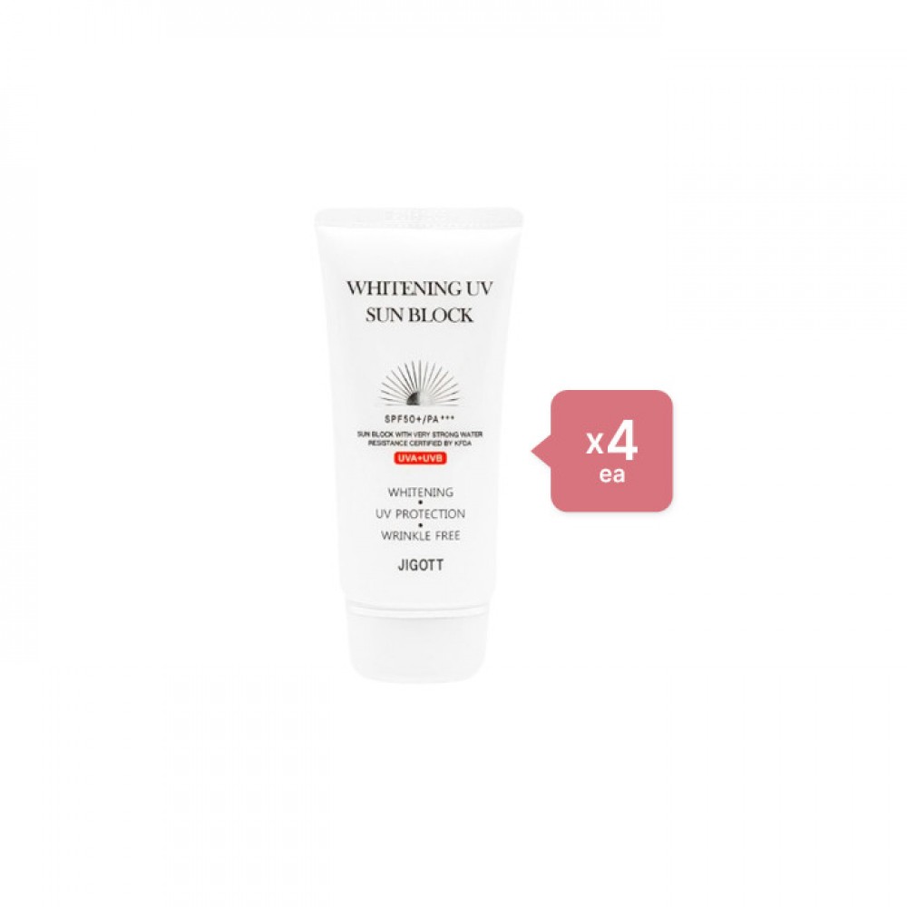 JIGOTT - Whitening UV Sun Block SPF 50+/PA+++ (4ea) Set