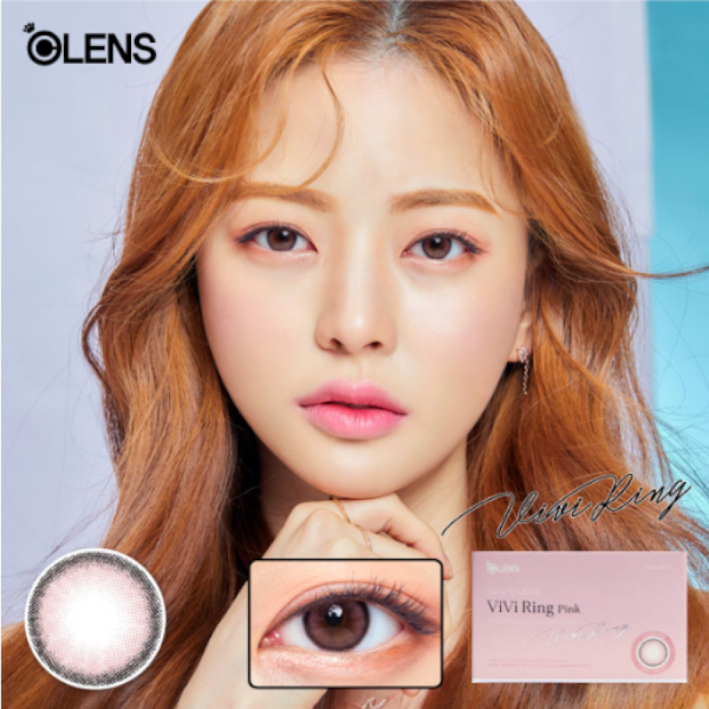 Olens - Viviring 1 Month - Pink - 2pcs