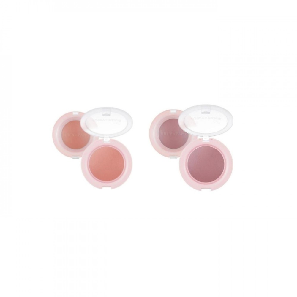 A'PIEU Juicy-Pang Jelly Blusher - 4.8g - PK01 Plum (1ea) + CR01 Peach (1ea) Set