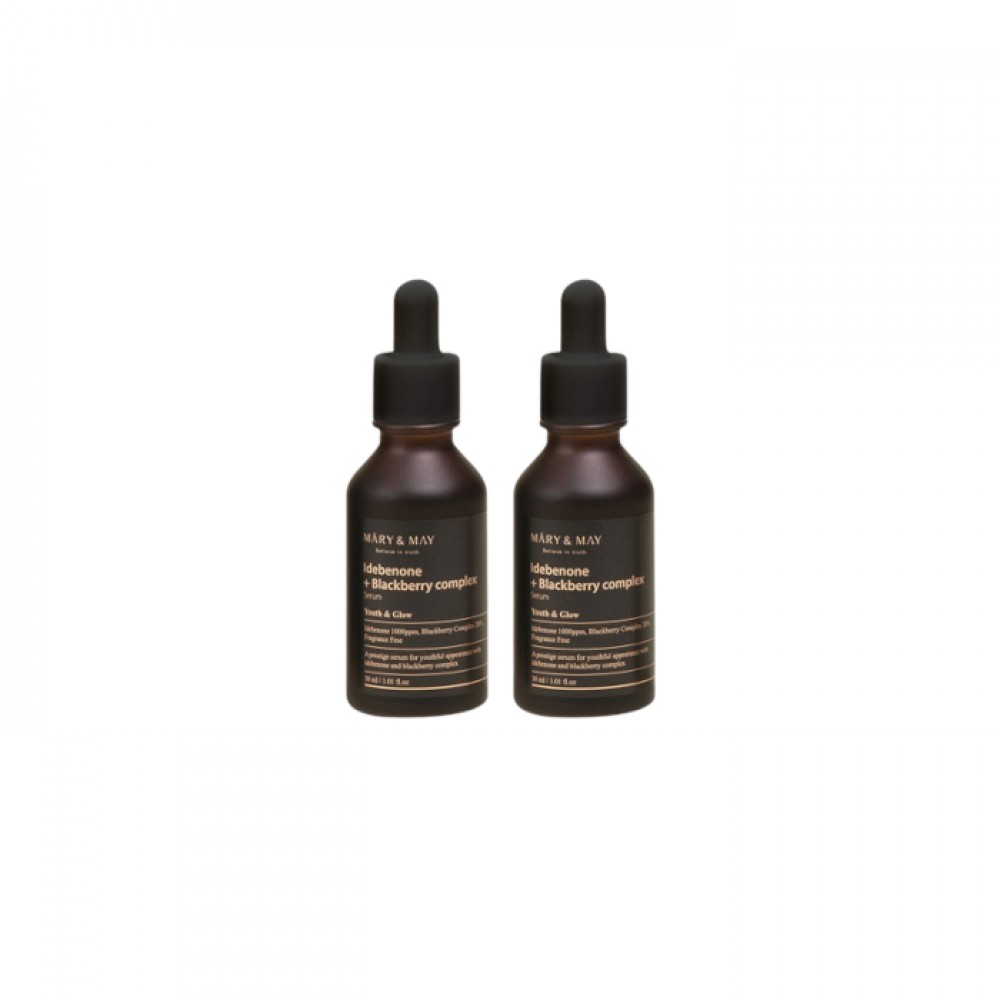 Mary&May Idebenone+Blackberry Complex Serum - 30ml (2ea) Set