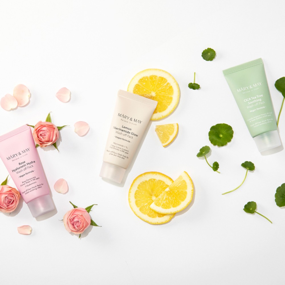Mary&May - Lemon Niacinamide Glow Wash Off Pack - 30g