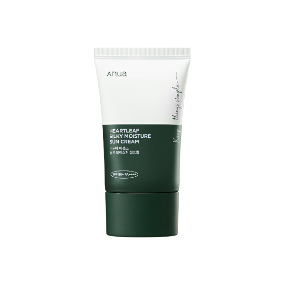 ANUA - Heartleaf Silky Moisture Mild Sunscreen SPF50+ PA++++ (OTC Version) - 50ml