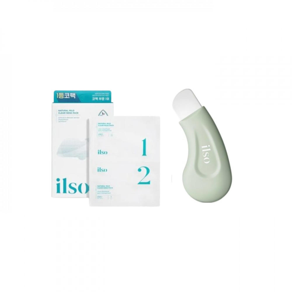 ILSO - Natural Mild Clear Nose Pack - 5ea + Deep Clean Master - 1pc Set