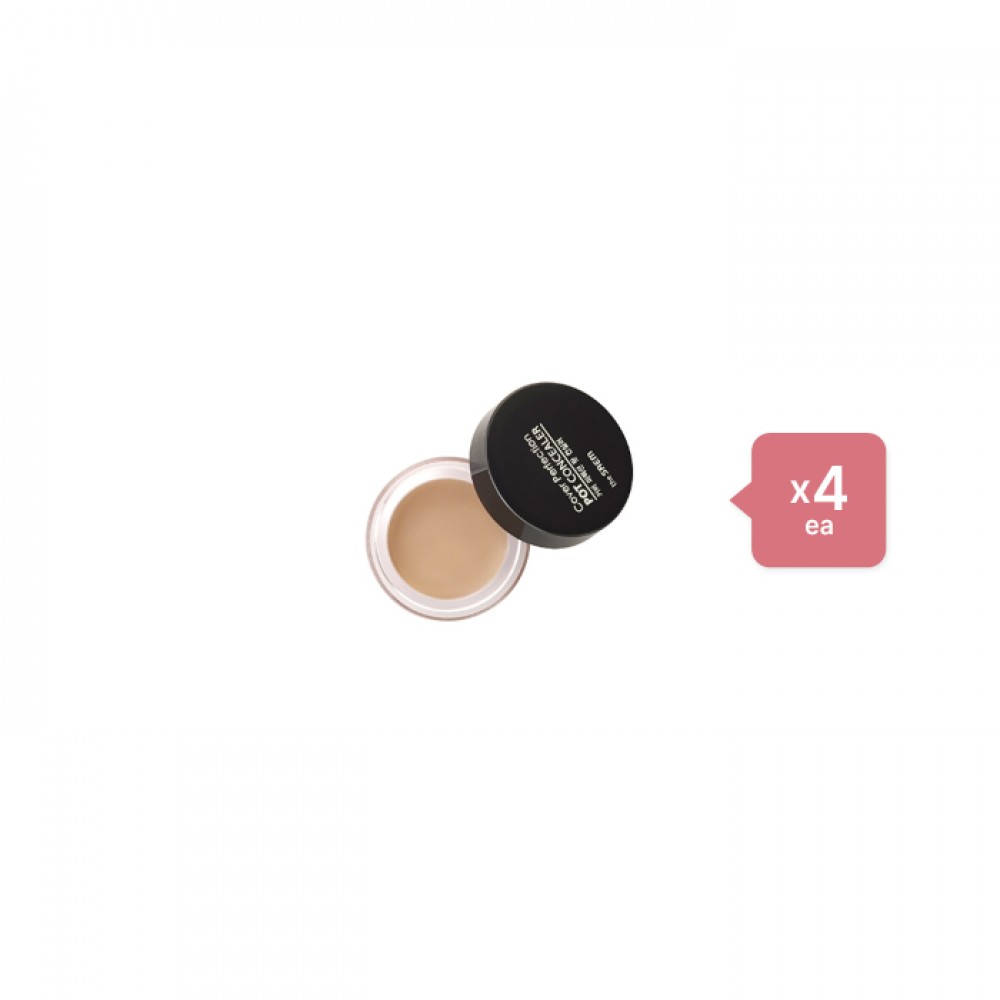 The Saem - Cover Perfection Pot Concealer - #1 Clear Beige (4ea) Set