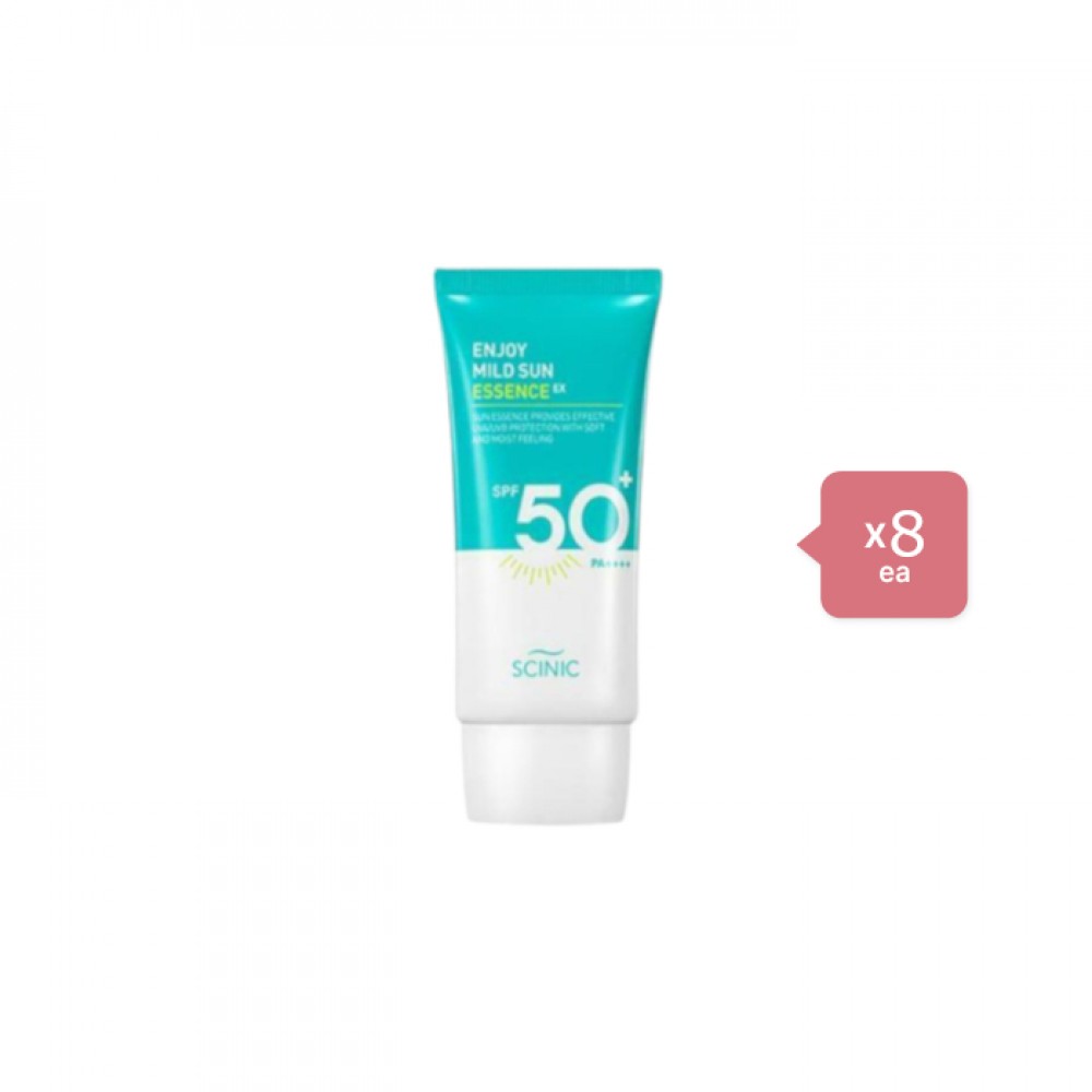 SCINIC - Enjoy Super Mild Sun Essence SPF50+ PA++++ - 50ml (8ea) Set