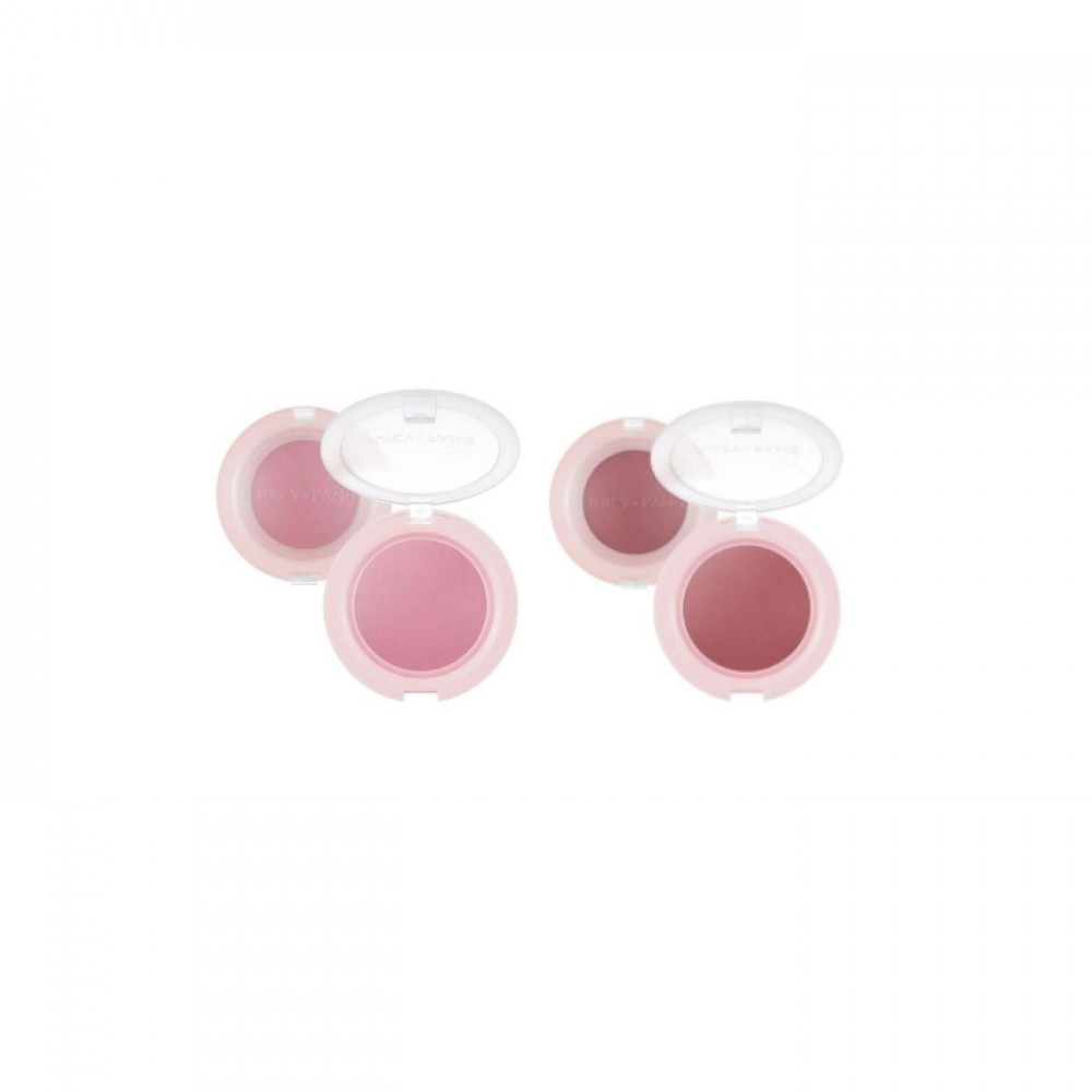 A'PIEU Juicy-Pang Jelly Blusher - 4.8g - RD01 Apple (1ea) + VL01 Grape (1ea) Set