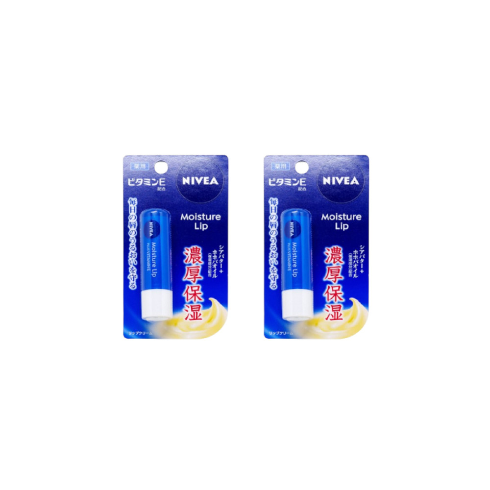 NIVEA Japan - Moisture Lip Care Plus Vitamin E - 3.9g (2ea)