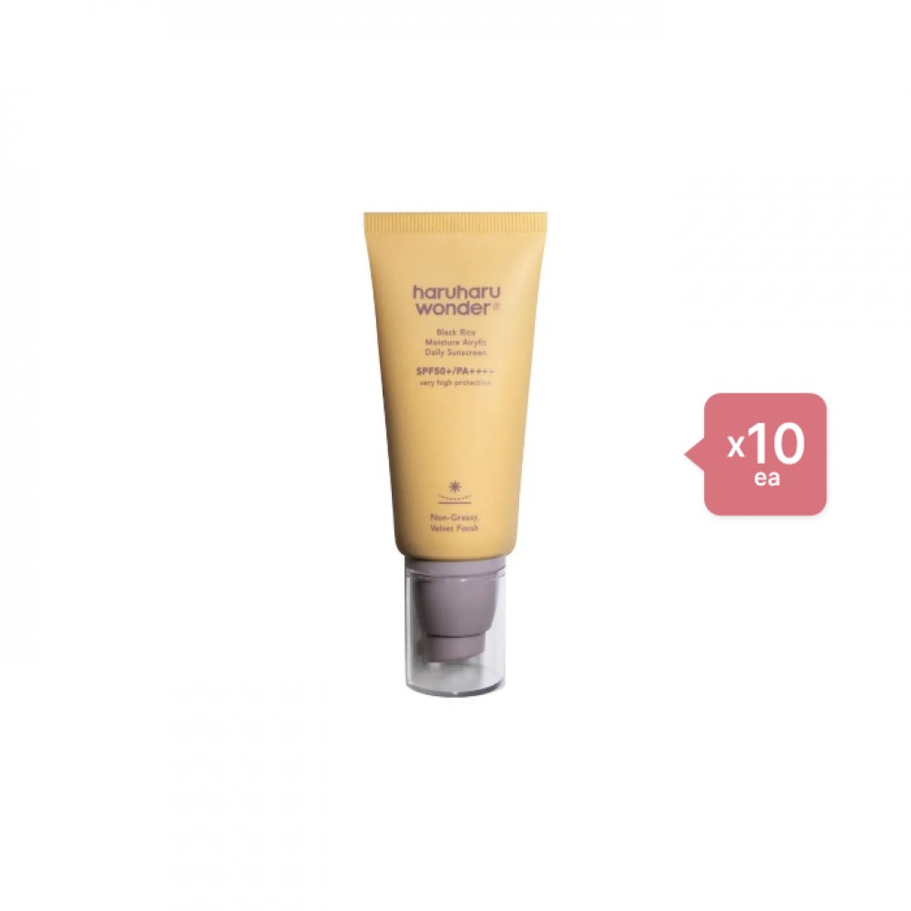 haruharu wonder - Black Rice Moisture Airyfit Daily Sunscreen SPF50+ PA++++ - 50ml (10ea) Set