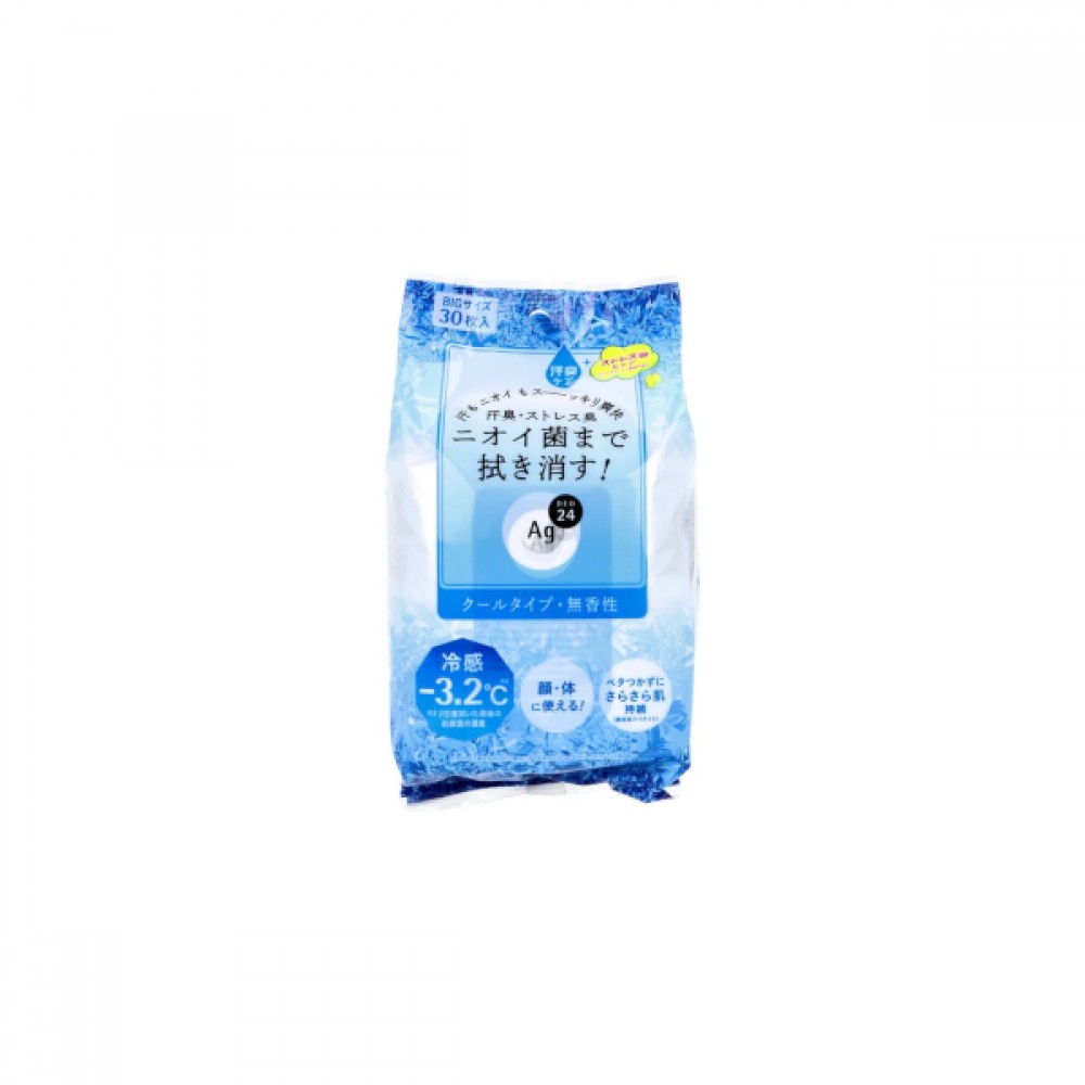 Shiseido - Ag Deo 24 Clear Shower Sheet and Cool - 30pcs - Unscented