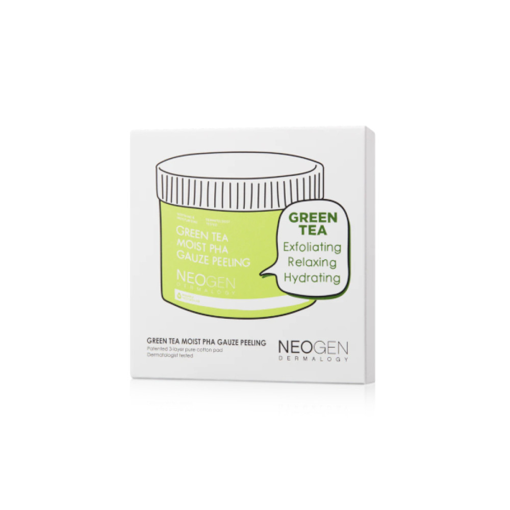 NEOGEN Dermalogy - Green Tea Moist PHA Gauze Peeling - 10pads