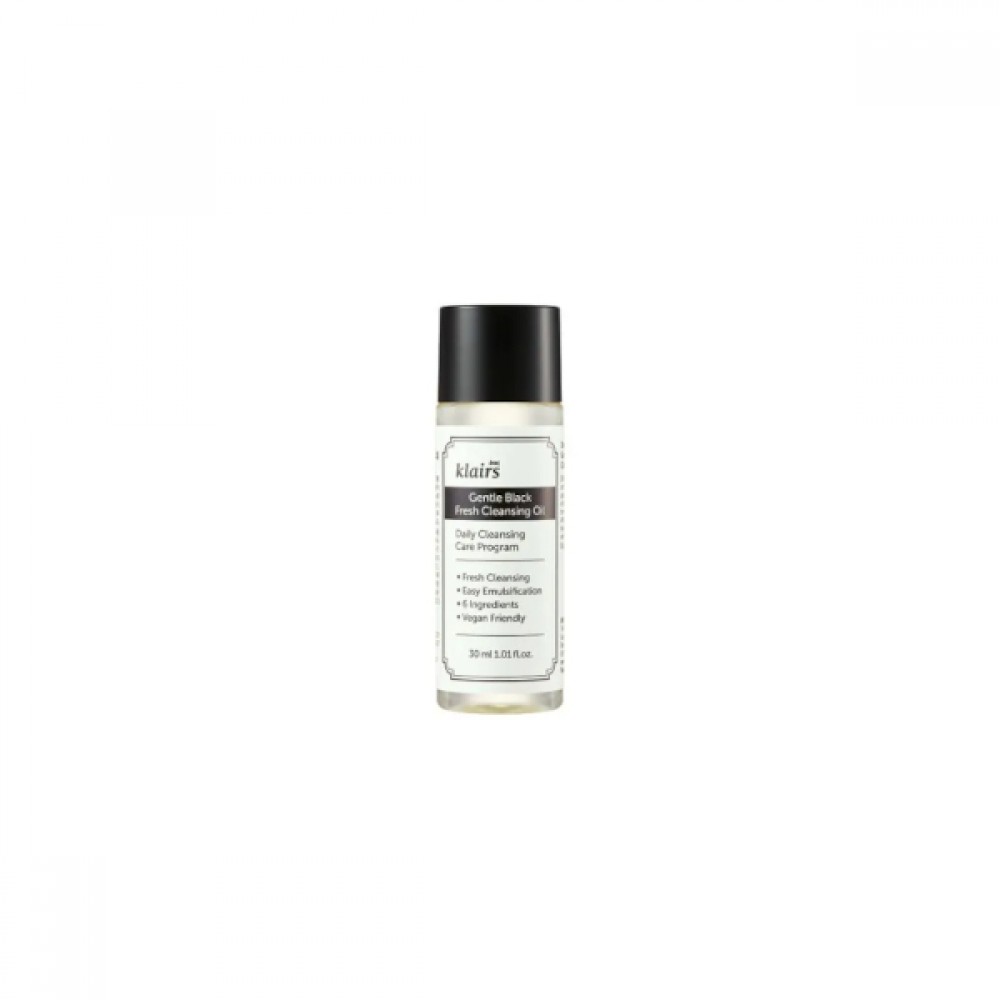 Dear, Klairs - Gentle Black Fresh Cleansing Oil - 30ml