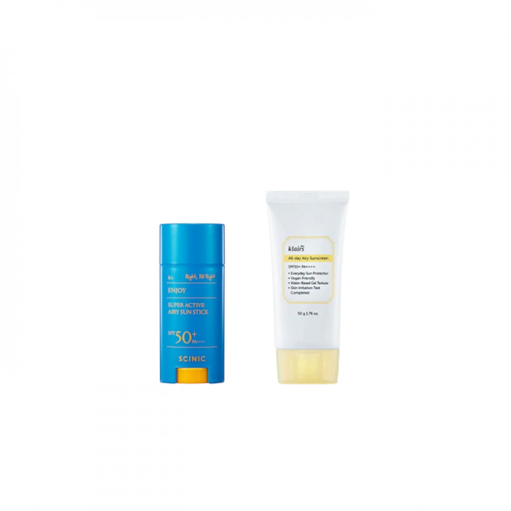 SCINIC X Dear, Klairs - Best Sunscreen Set